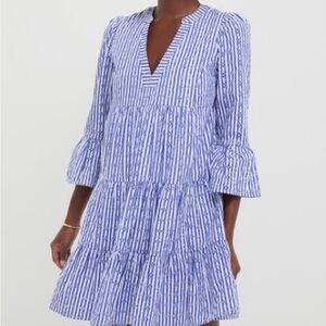 Tuckernuck Lanie Blue and White Striped Dress